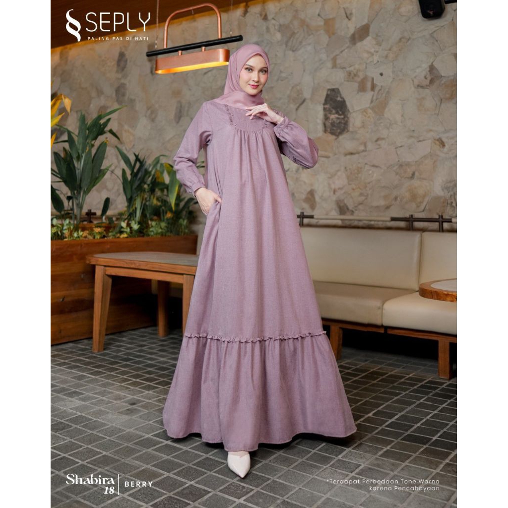 GAMIS SEPLY SHABIRA 18 / GAMIS DAILY POLOS / GAMIS KATUN POLOS / GAMIS KHAKI POLOS / GAMIS HITAM POL