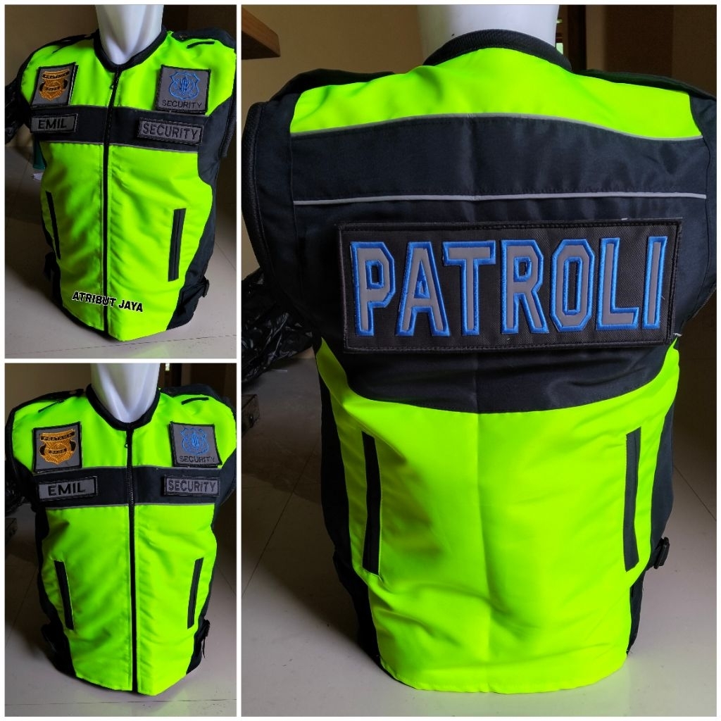 rompi patroli security satpam