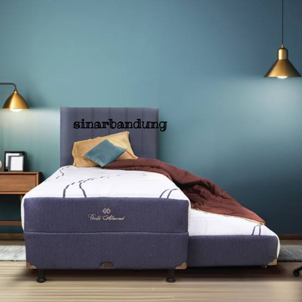 CENTRAL 2IN1 GOLD ALMOND / TWINBED CENTRAL BED SORONG ATAS BAWAH GOLD ALMOND
