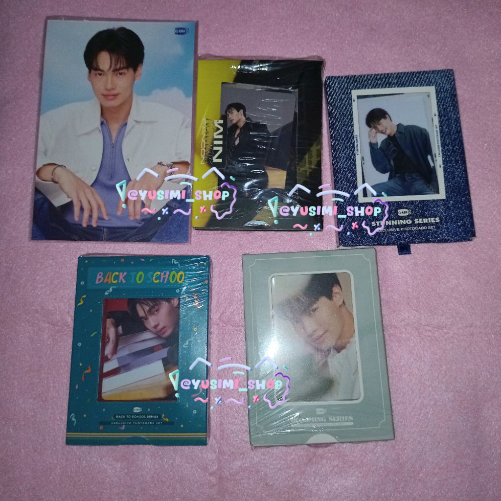 Win Metawin Too Late Album, One More Chance Single, Postcard Win, Stunning Series PC, Win Fancon Hol