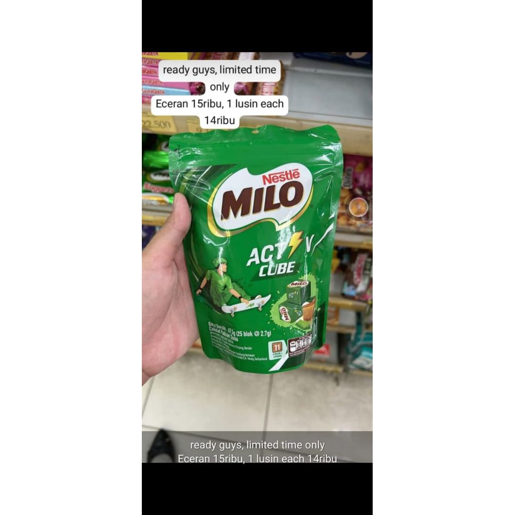 

Milo Activ Cube isi 25pcs