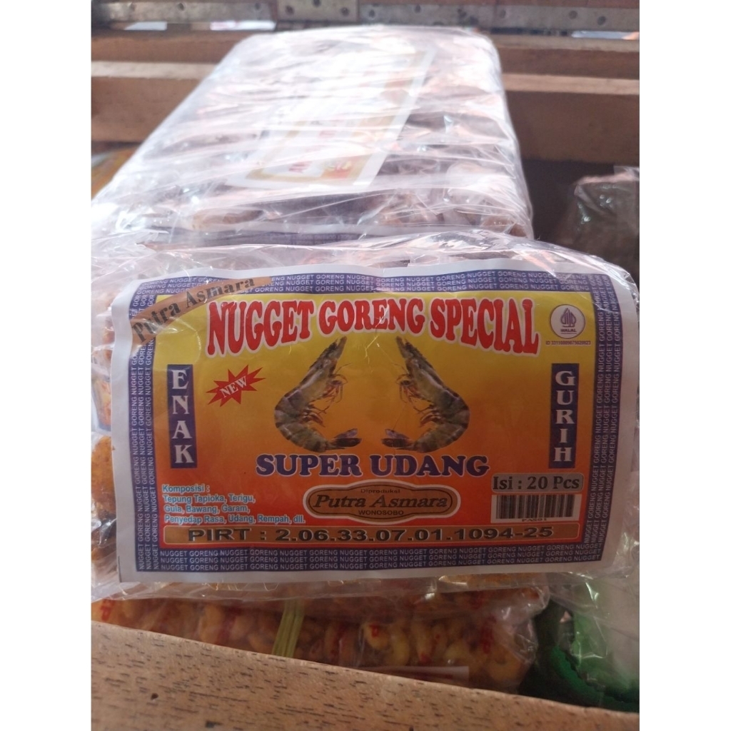 

Nugget Goreng Special Udang | Isi 25 pcs | Super Udang