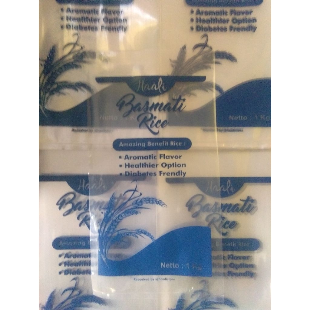 plastik sablon 20x30 PP bening, sablon 1 warna 1 sisi