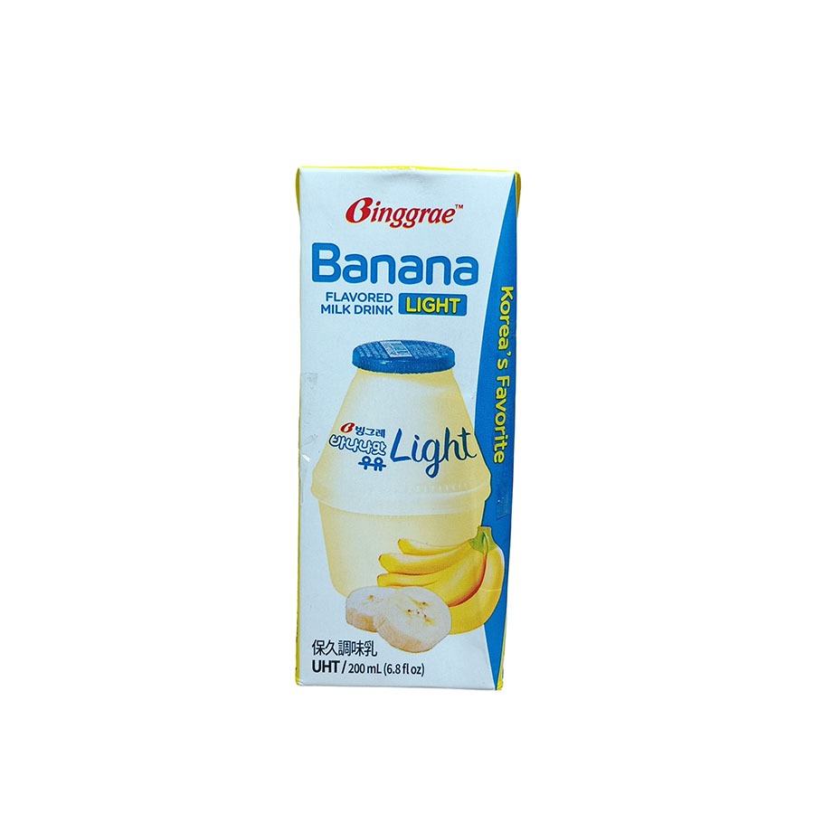 

BINGGRAE LIGHT BANANA MILK DRINK 200 ML