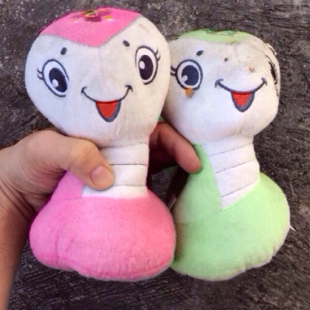 PROMO ULAR MINIATUR 2 BONEKA PRELOV