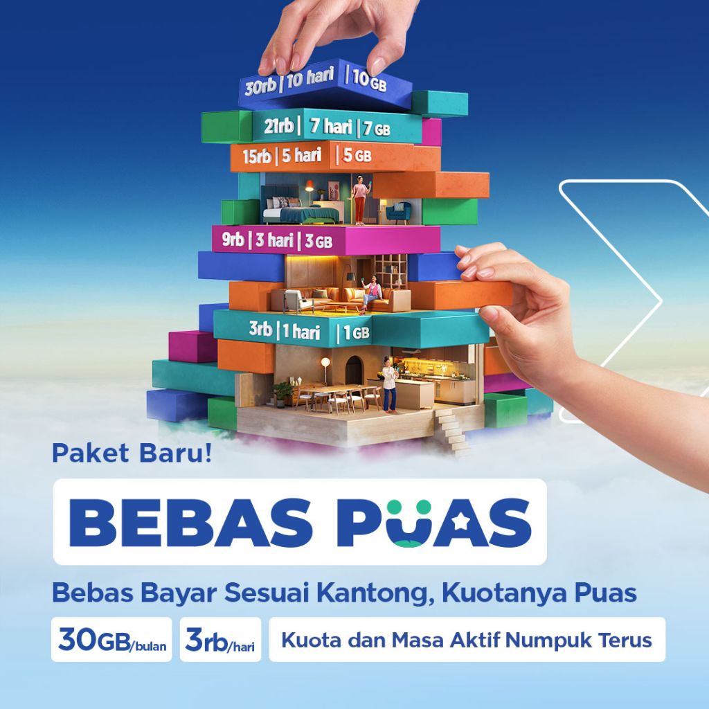 Kuota Promo XL Bebas Puas Full 24 Jam