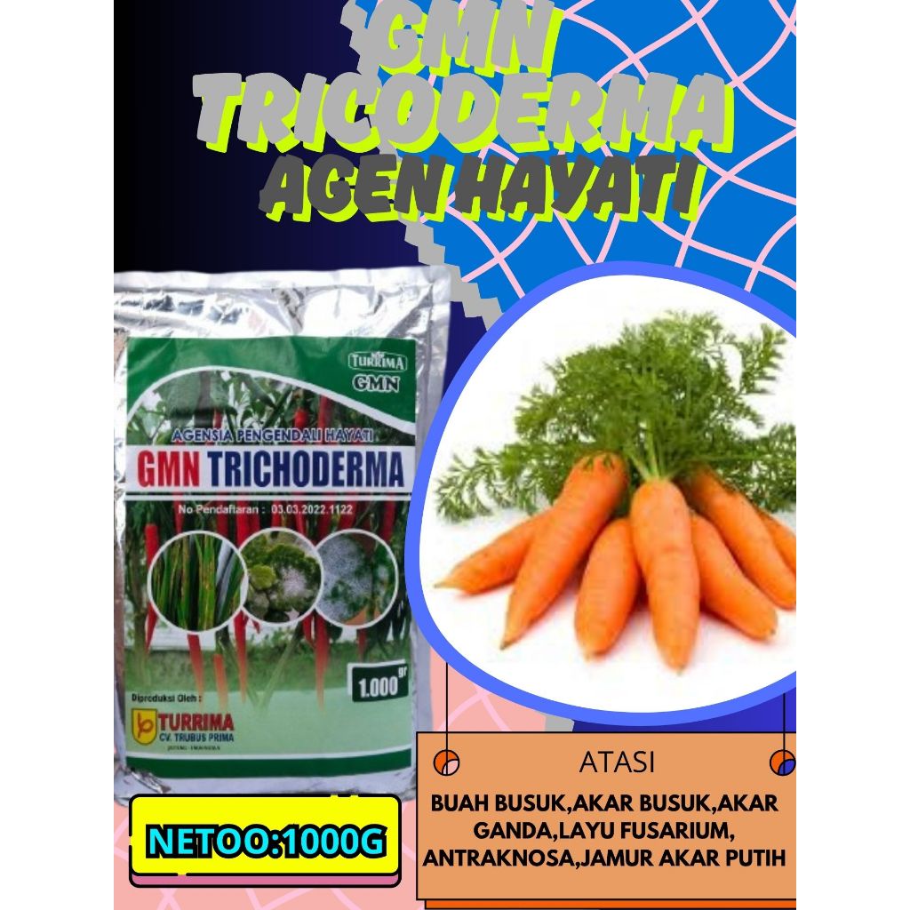 SOLUSI AJAIB  Trichoderma Anfush, Trichoderma Asperellum Isi 1kg