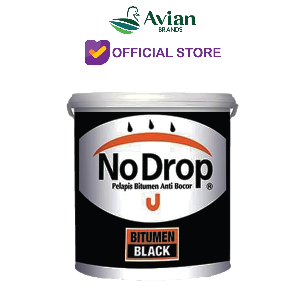 NO DROP Pail Cat Anti Bocor Bitumen Black 20 KG 20KG NoDrop BITUMEN