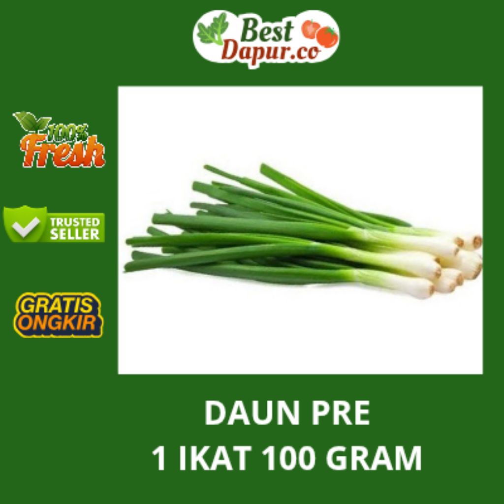 

DAUN BAWANG PRE -- 100 GR - 500 -- Best Dapur .Co