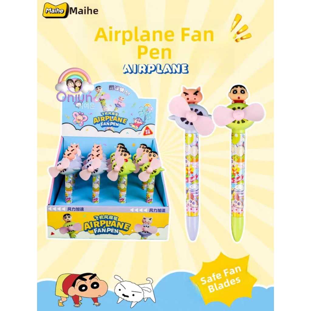 

D3W! ORI MAIHE CRAYON SHINCAN FAN PEN POWERPUFF GIRLS FAN PEN