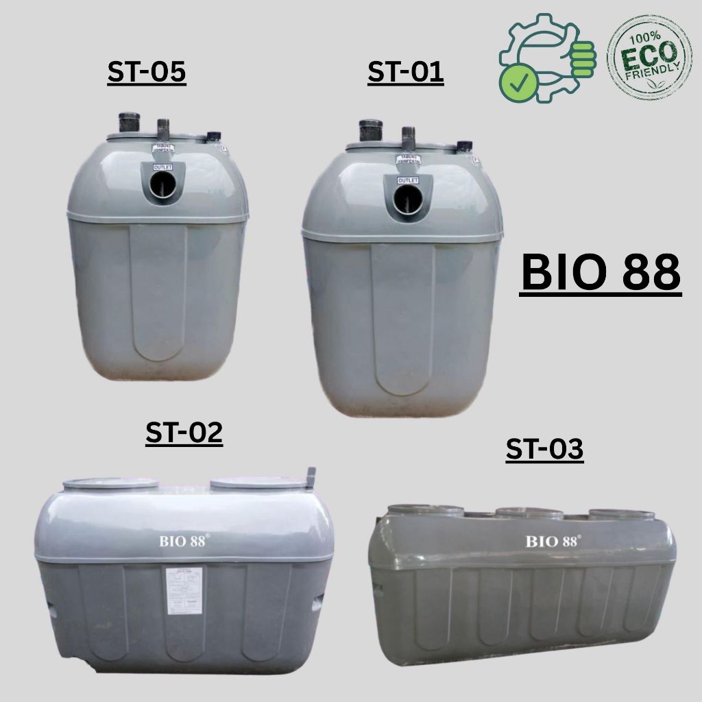 Bio  septic tank 500 1000 2000 3000 Liter / Tanki septic pembuangan IPAL  limbah Wc