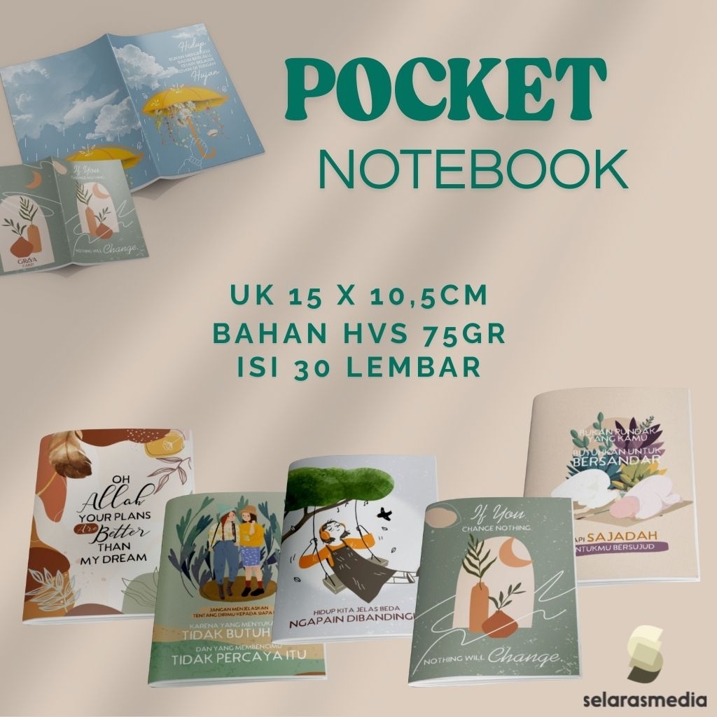 

POCKET | BUKU SAKU | NOTEBOOK | BLOKNOTE