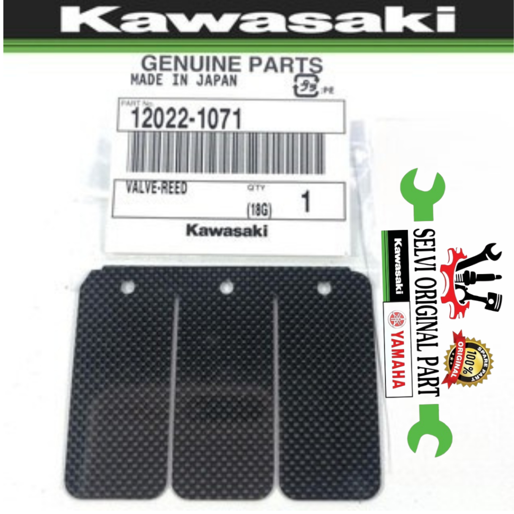 LIDAH MEMBRAN CARBON KAWASAKI KX125 PNP KE NINJA150 ORIGINAL KAWASAKI