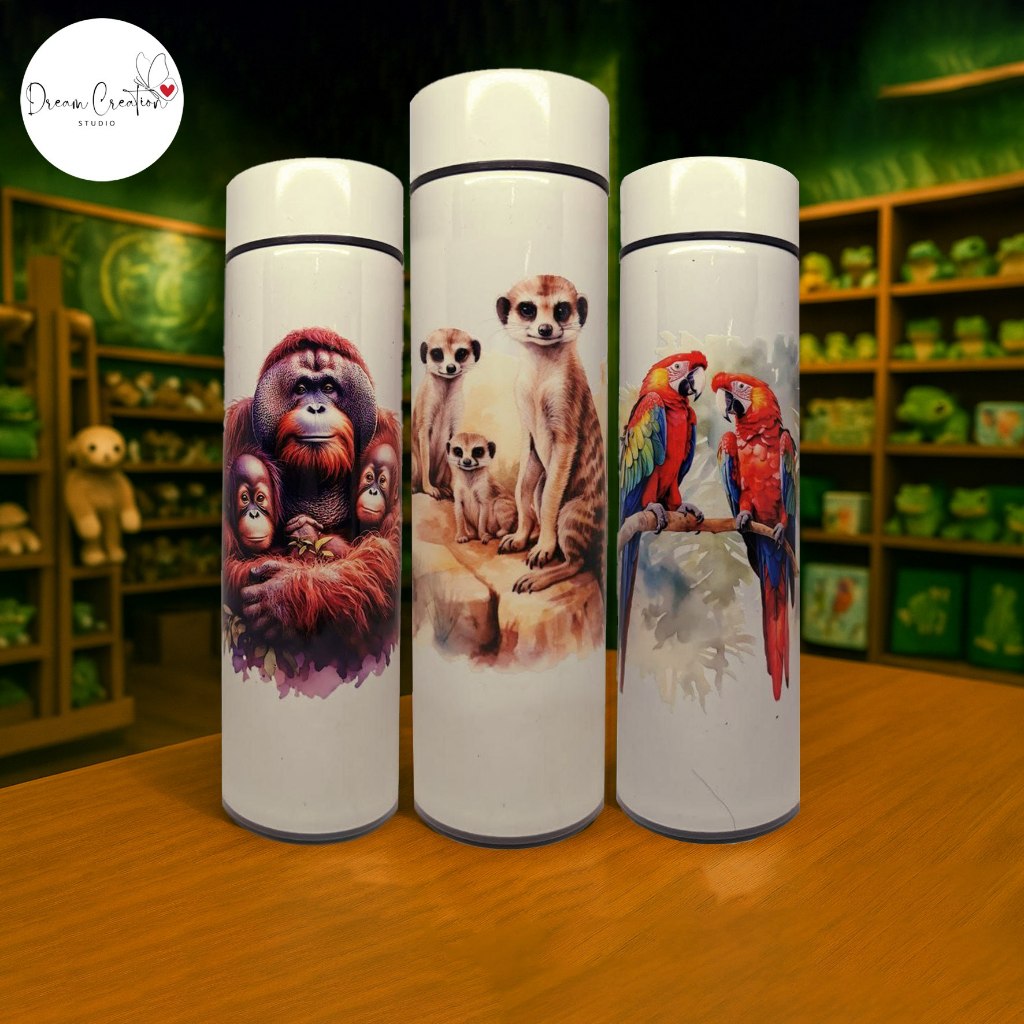 UV Print Tumbler Custom Cetak Botol Minuman / UV Print Sakura Tumbler / Custom Tumbler Stainless / U