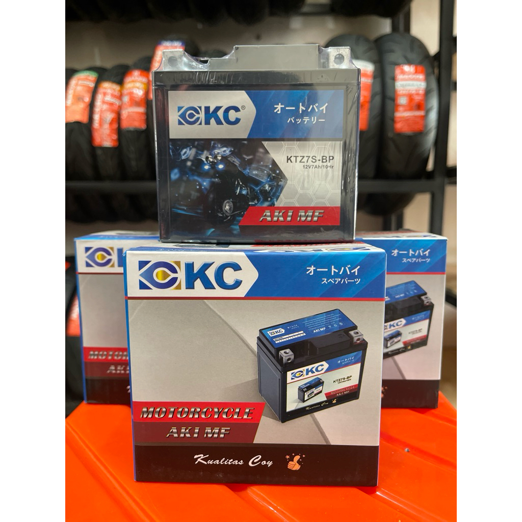 aki kc ktz7s-bp motor vario new, beat new, scoopy, satria fu, nmax,pcx,aerox