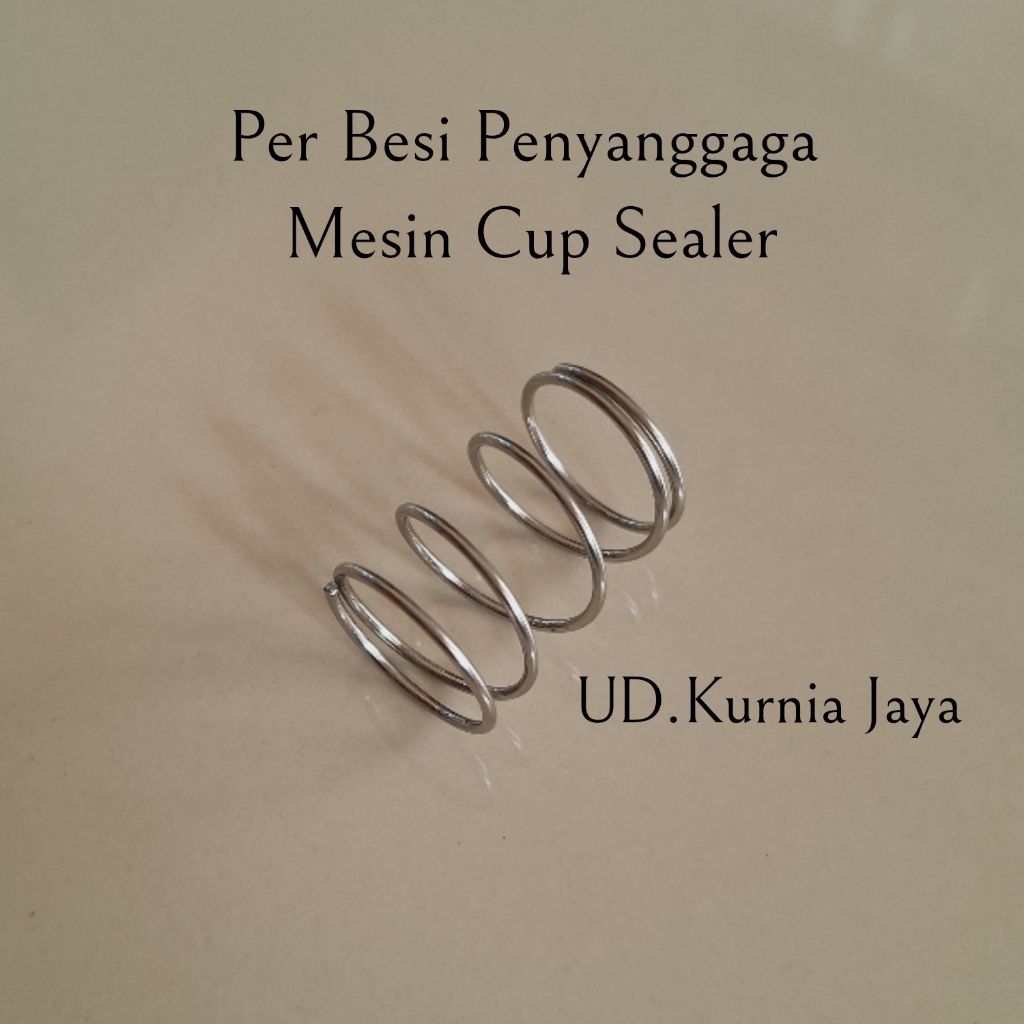 per besi penyangga mesin cup sealer