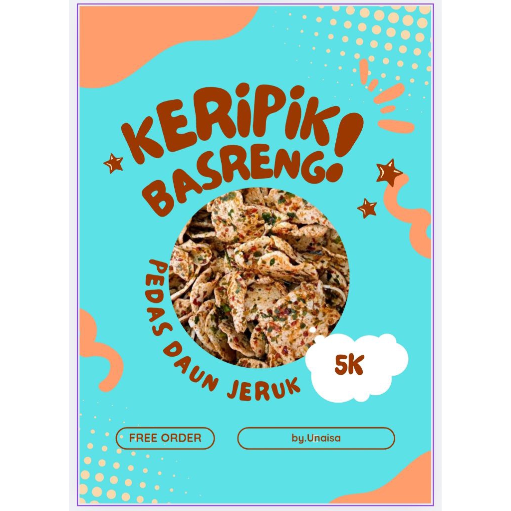 

Keripik basreng pedas daun jeruk dapur elza