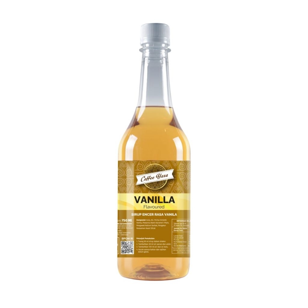 

Syrup Vanilla 750ml