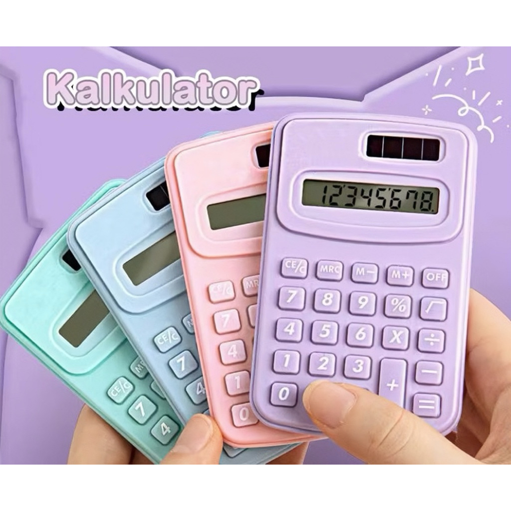 

Mini Kalkulator 8 Digit Calculator Minimalis Kalkulator