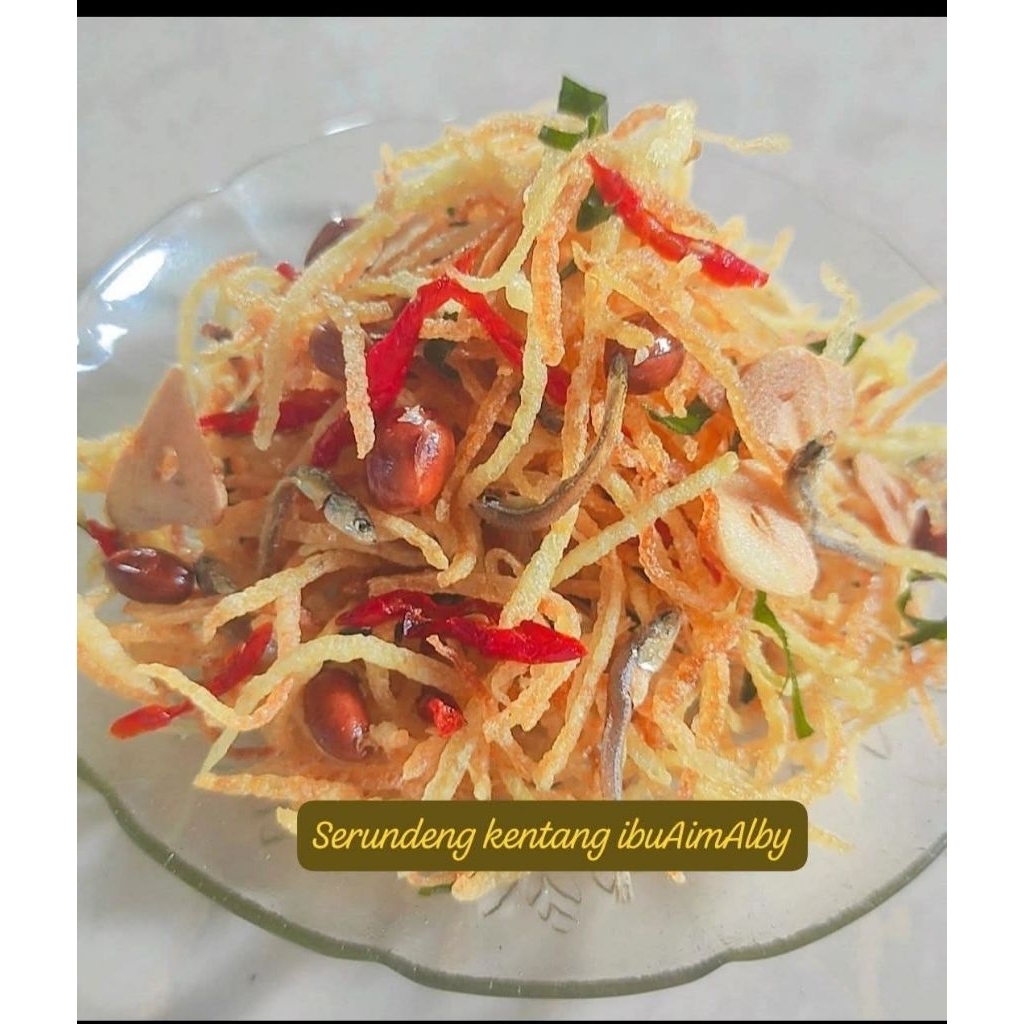 

Serundeng kentang non penyedap