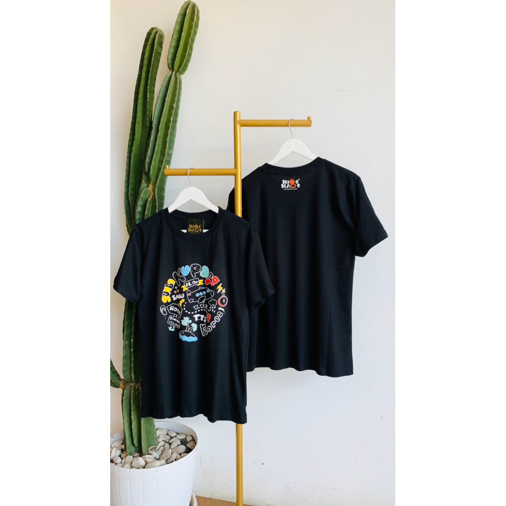 kaos tulisan kupang rame,Kaos hitam