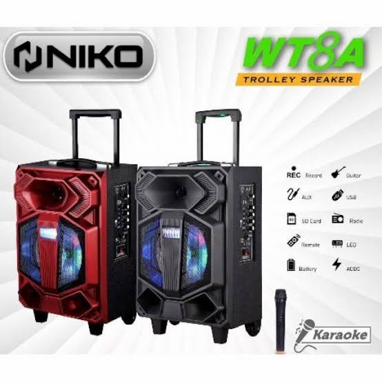 Speaker Bluetooth Niko Bonus Mic Speaker Karaoke