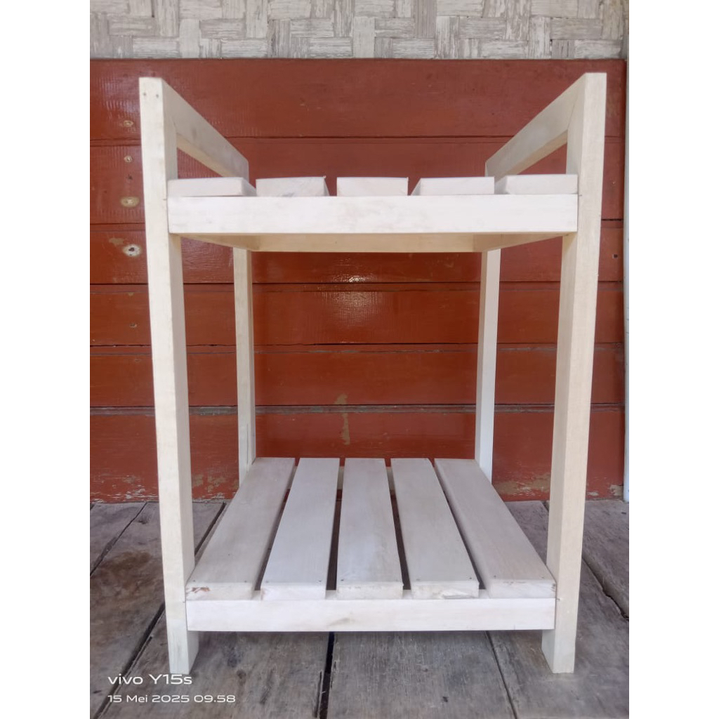 Rak  galon dispenser furniture kayu
