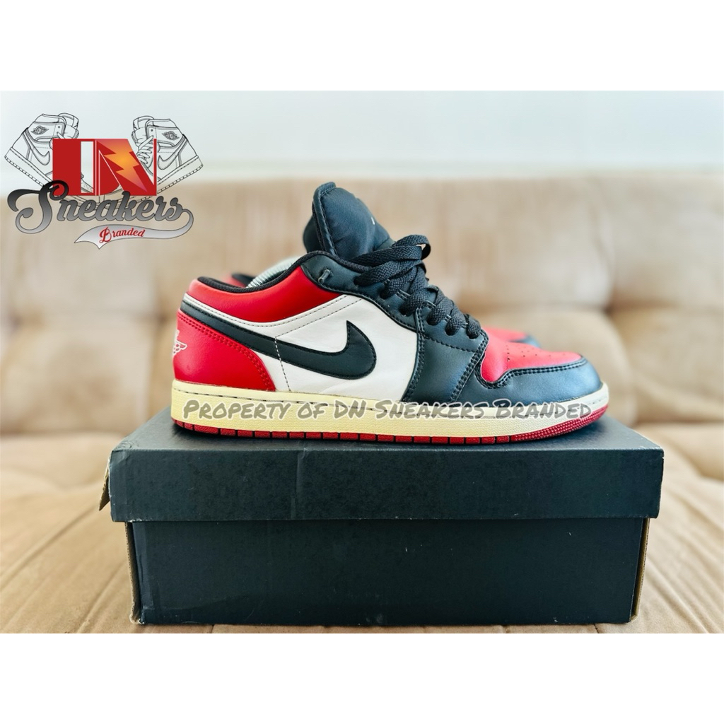 Air Jordan 1 Low Bred Toe