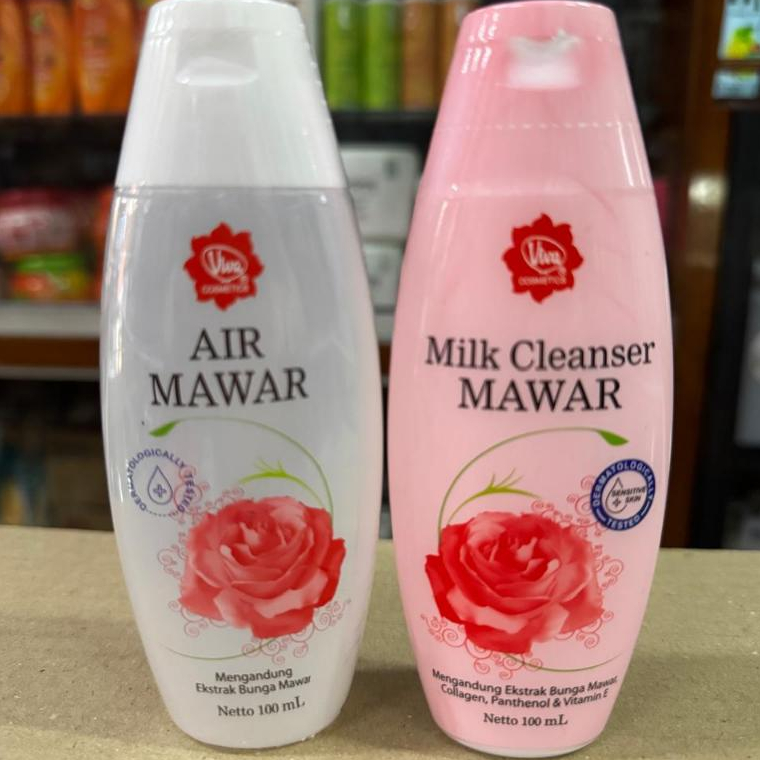 VIVA MILK CLEANSER MAWAR & AIR MAWAR