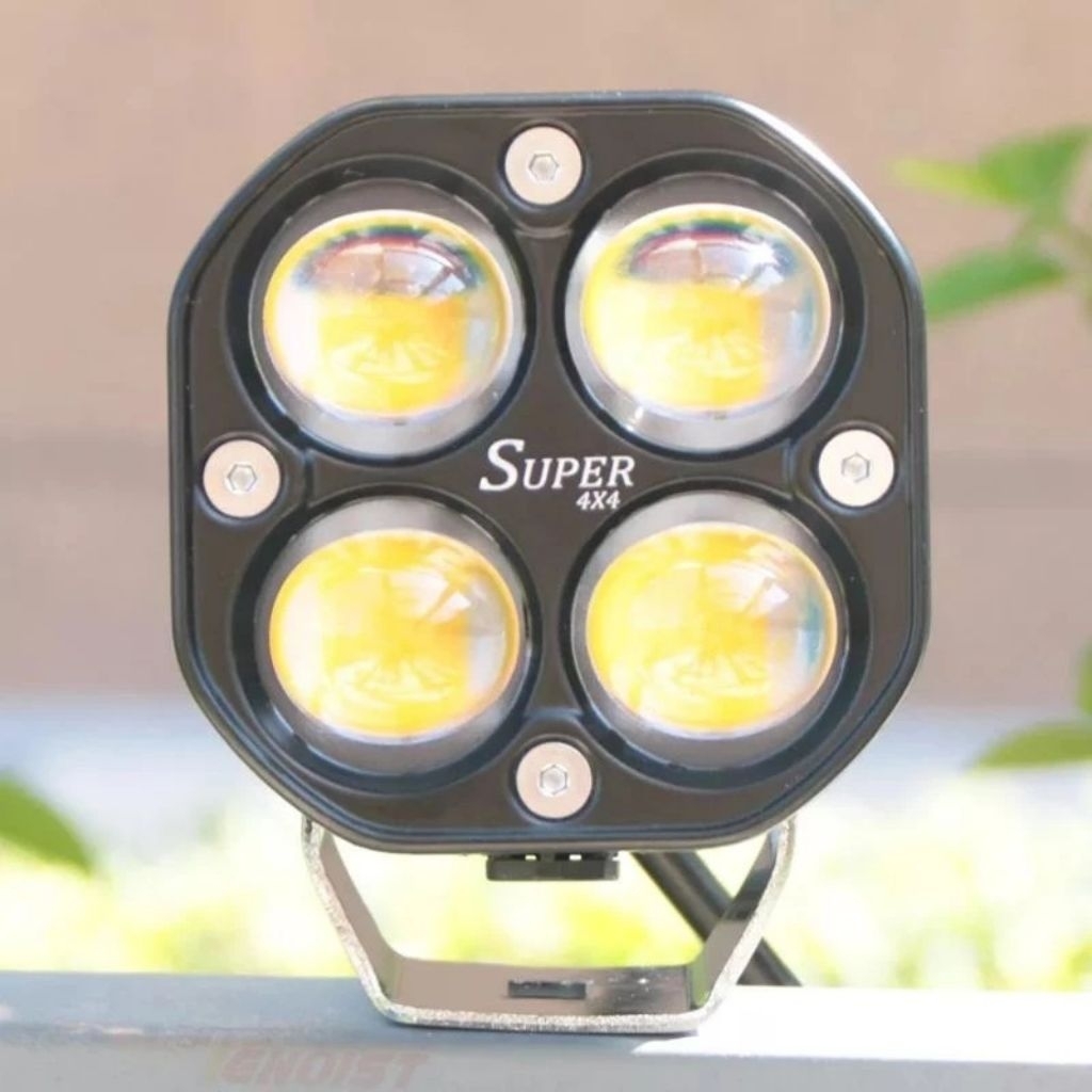 LAMPU Tembak Kabut Laser Gun L4Z NEW Disen Putih Kuning Lensa Super Terang