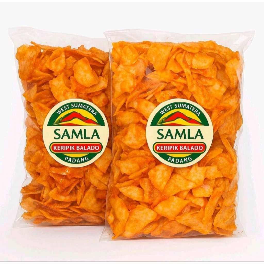 

Keripik/Kripik Singkong Balado Asli Padang 250 gram, 500 gram / 1/2 kg- Set kg - Cemilan, Pedas, Food, Manis, Snacks, Goreng, Kripik, Merah.