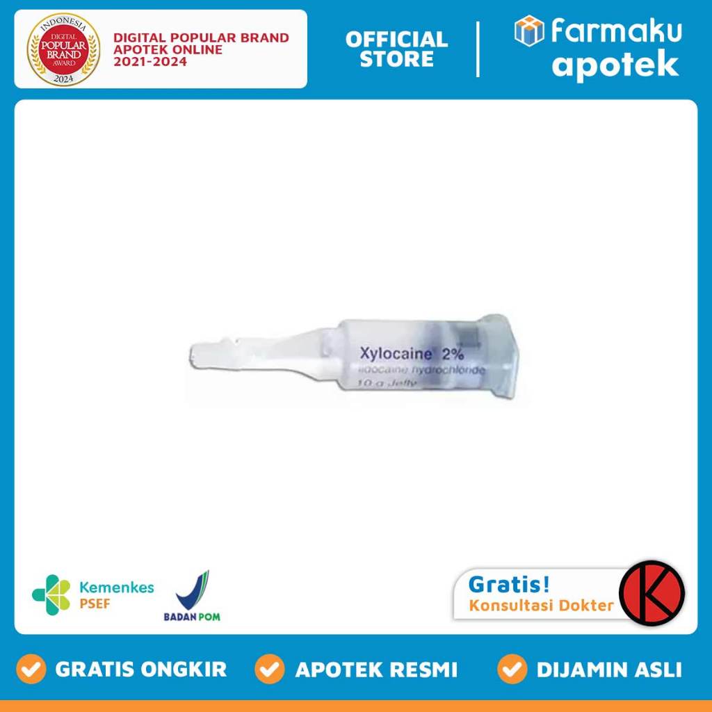 Xylocaine 2% Top Gel 10 gr 1 Pcs
   - ASB