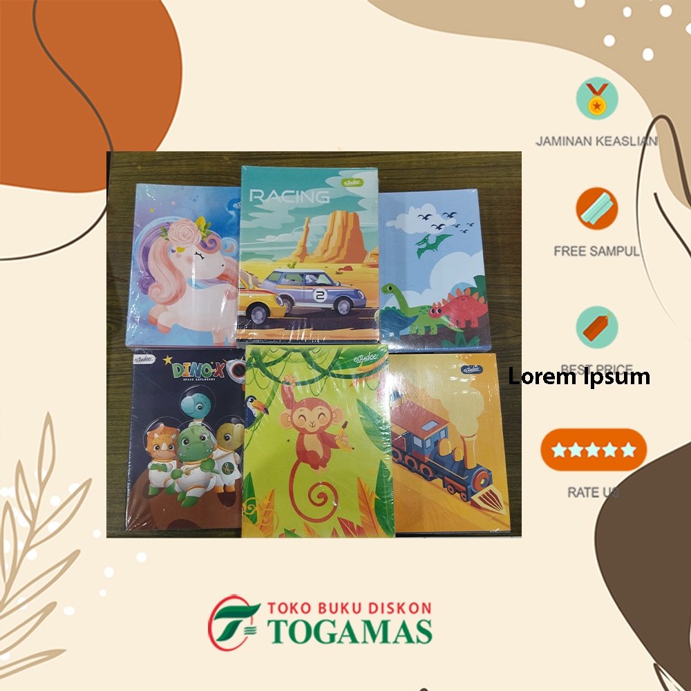 

Buku Tulis Estudee Kwarto 58 Lembar 10 Pcs