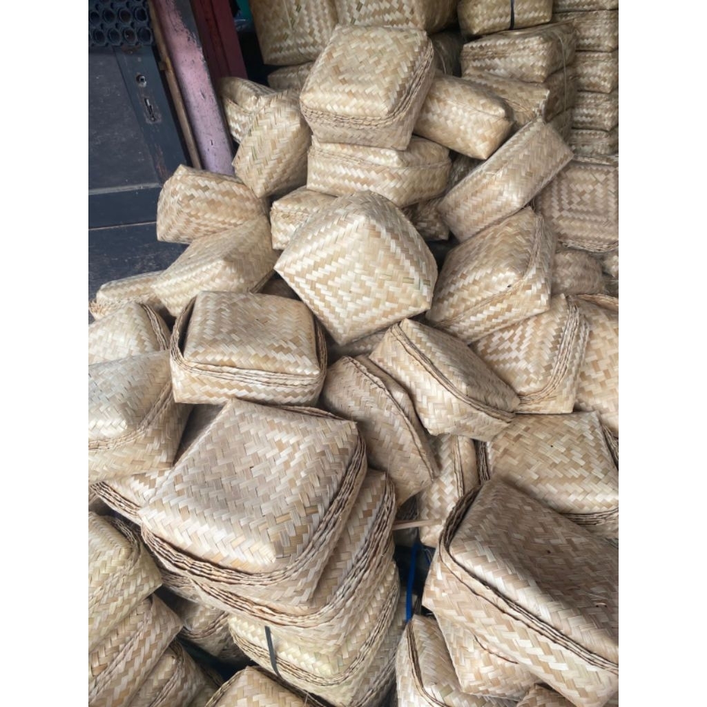 Besek Bambu 20x20 Grosir Termurah Box Nasi Kotak Hampers Tempat Bingkisan Dll