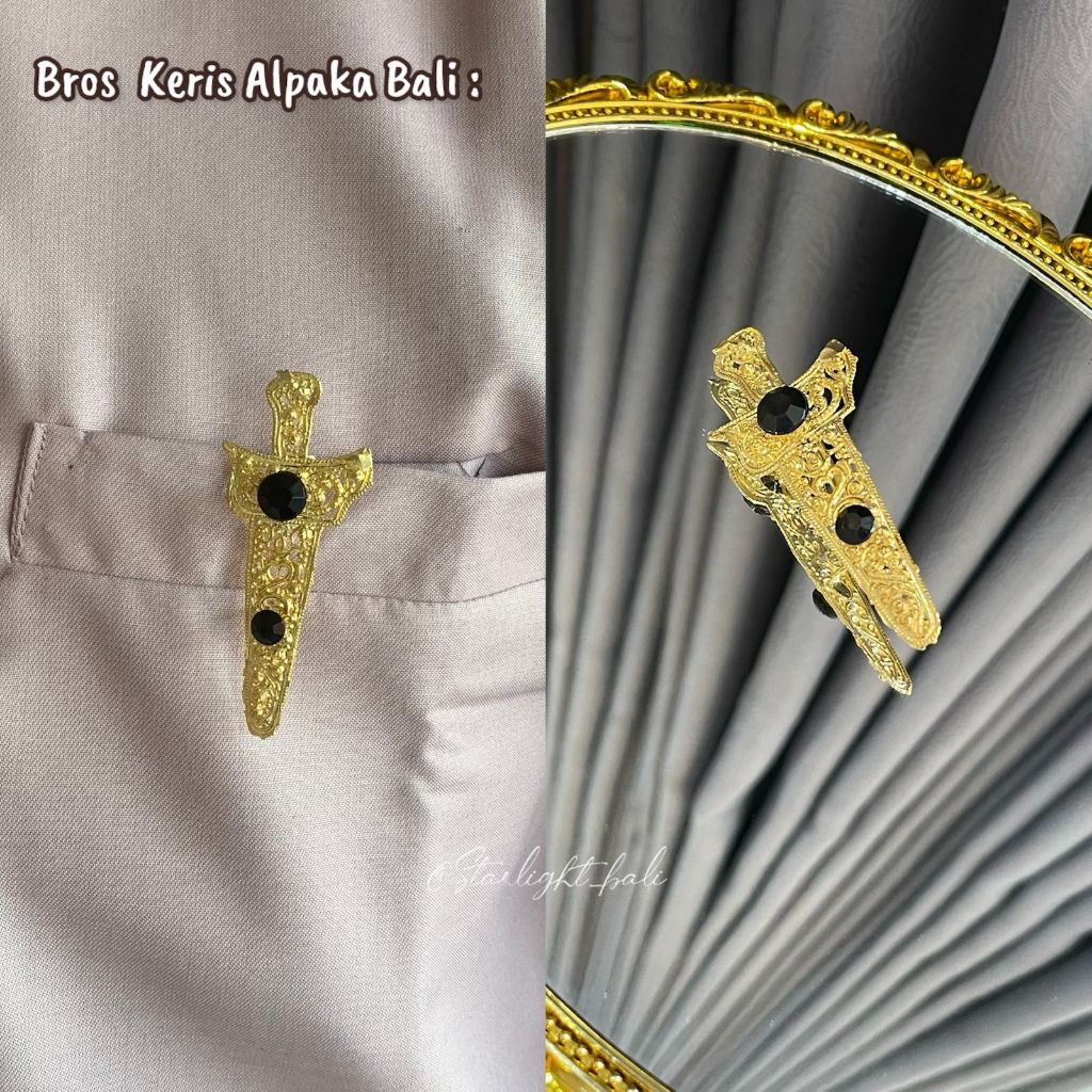 STARLIGHT BALI - Bros Keris Alpaka Bali / Bros Pria/ Bros Cowok/Alpaka Bali