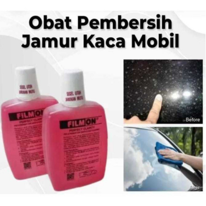 Obat Jamur Kaca Mobil FILMON Pembersih Jamur Kaca Efektif Anti Pelangi
