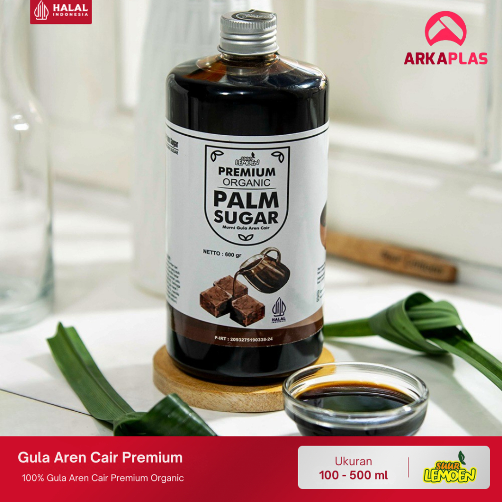 

Gula Aren Cair premium Palm Sugar Suur Lemoen By ARKAPLAS