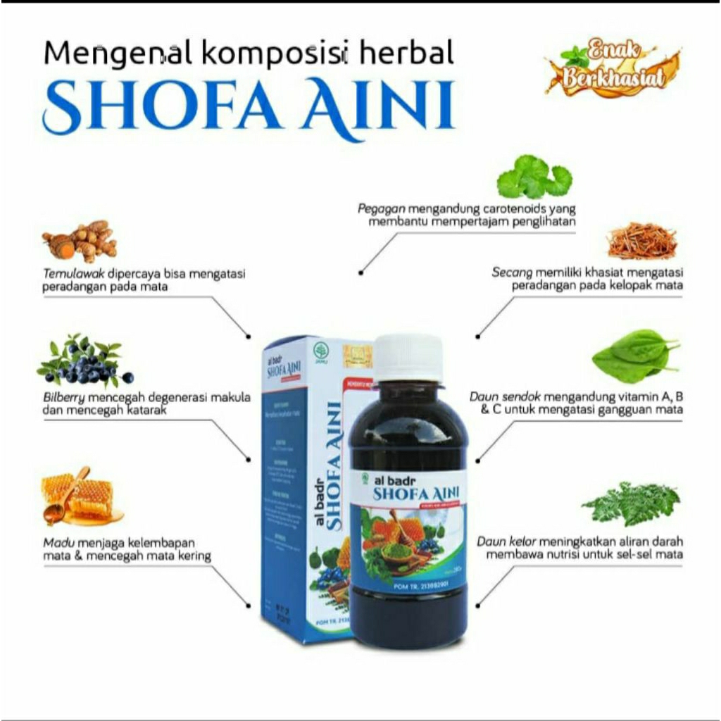 

Madu Shofa Aini 280gr buat mata minplus