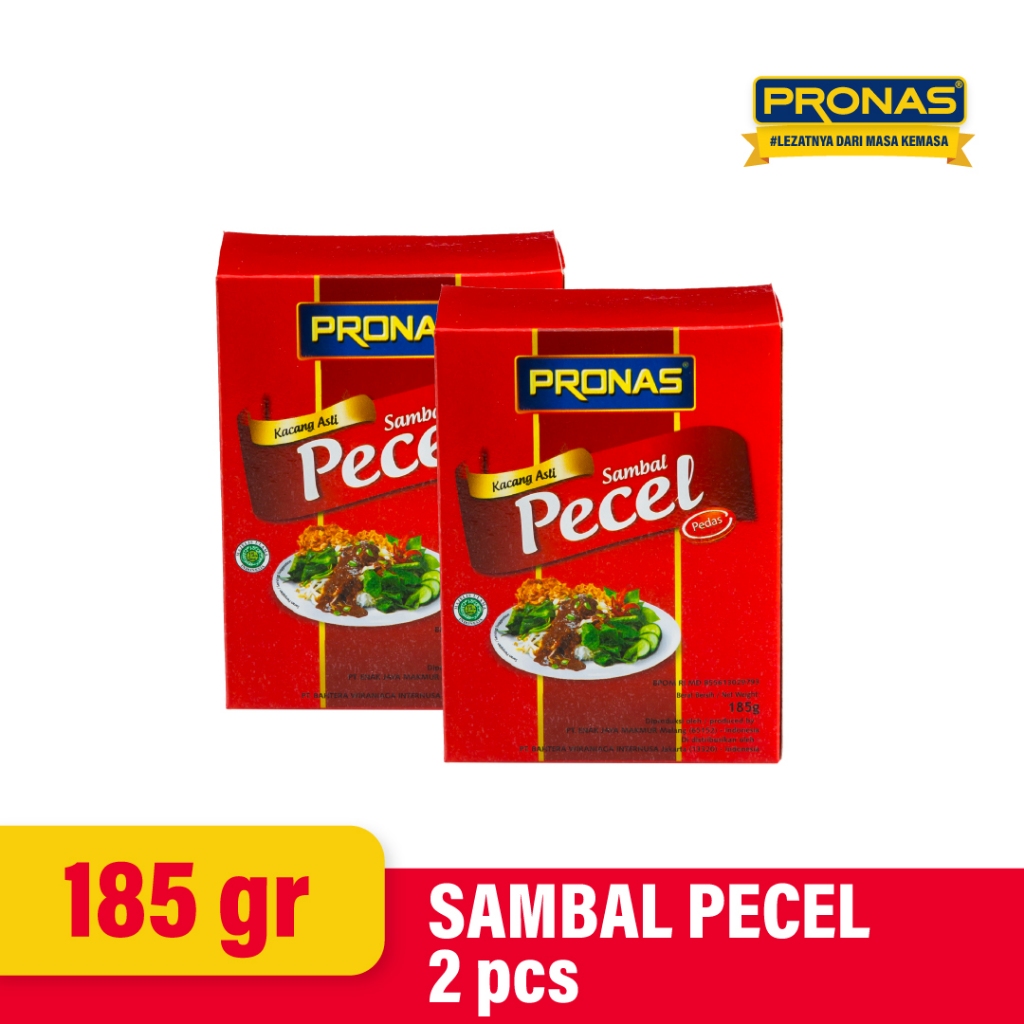 

Pronas Pecel Pedas Sedang 185 g (Bundling 2 pcs)
