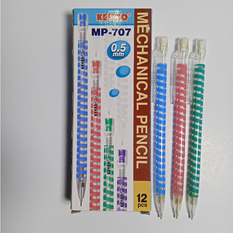 

PENSIL MEKANIK KENKO 0.5 / MP 707 / 1 LUSIN ISI 12 PCS