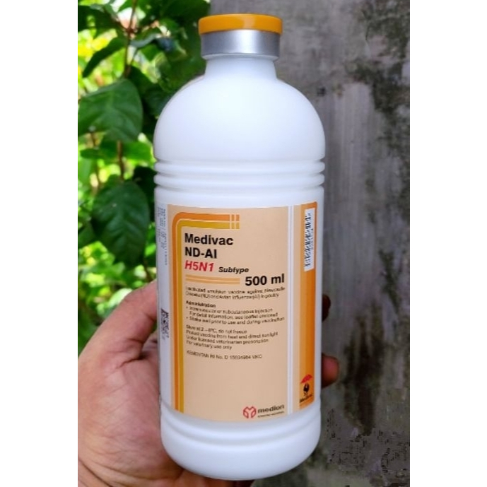 Vaksin ND AI Kemasan 500 ml Dosis 1000 Ekor