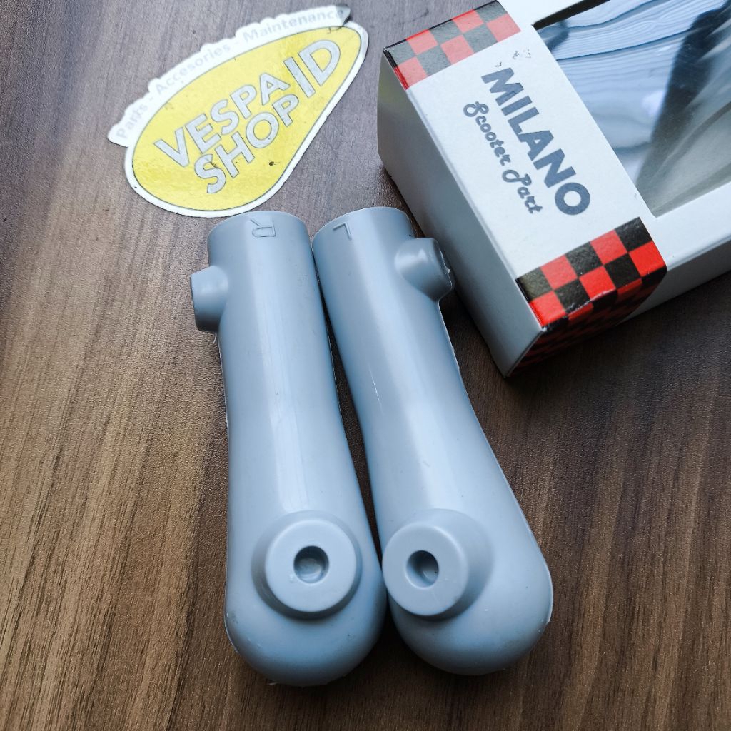 Karet Sepatu Standar Milano Vespa Super Sprint Px Vbb Vnb Bajaj Import Warna Abu Sepasang