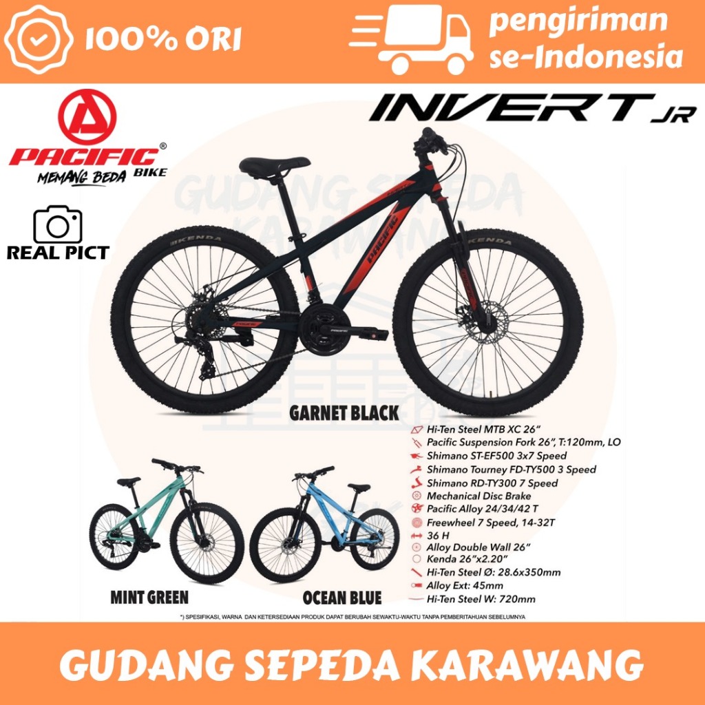 SEPEDA GUNUNG MTB 26 inch PACIFIC INVERT JR