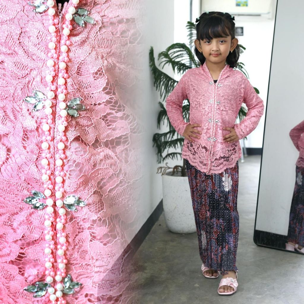 Set kebaya anak cewek / set kebaya payet anak /set kebaya anak terbaru / set kebaya anak modren