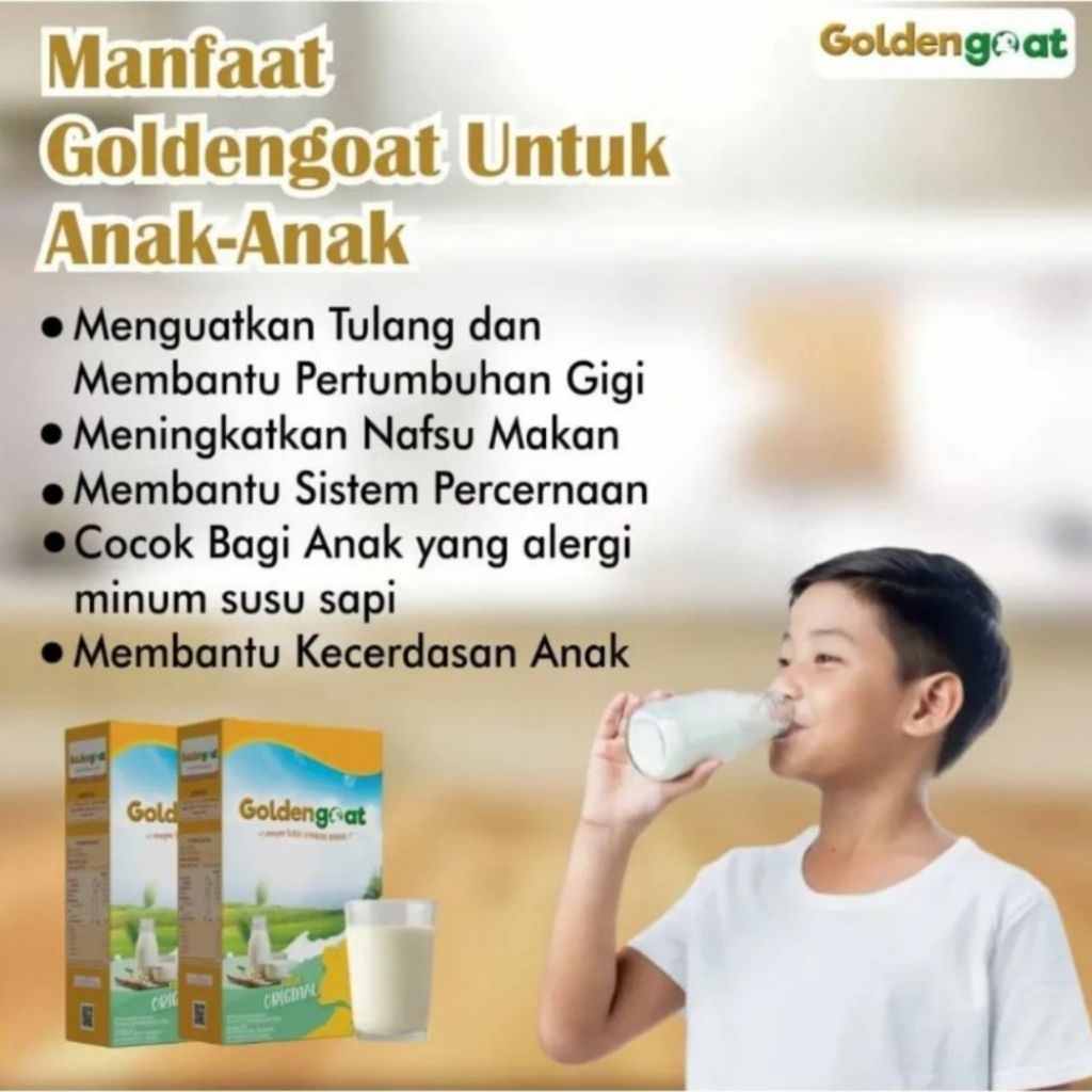 

Susu Kambing Etawa | Susu Goldengoat Bubuk 200gram