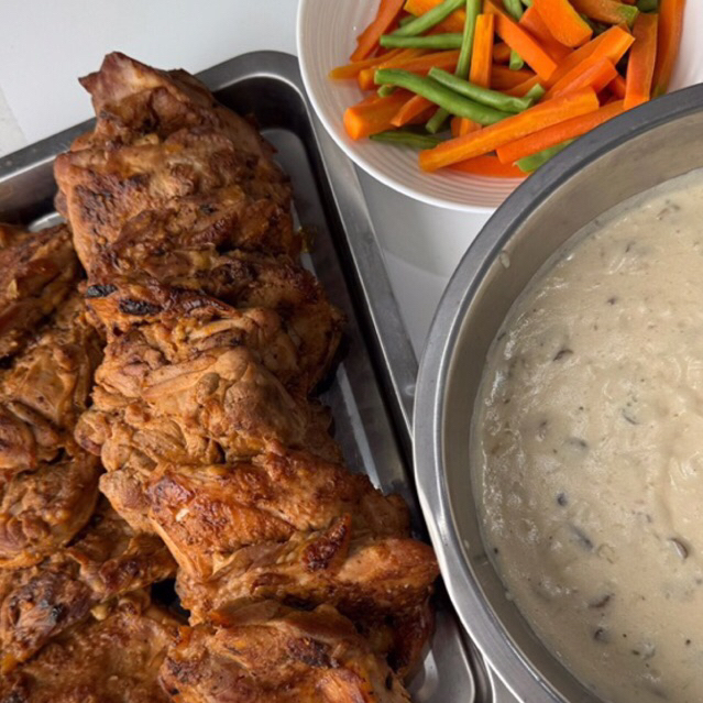 

SO YUMMY HOMEMADE HEALTHY FROZEN CHICKEN STEAK BBQ / CHEESE
