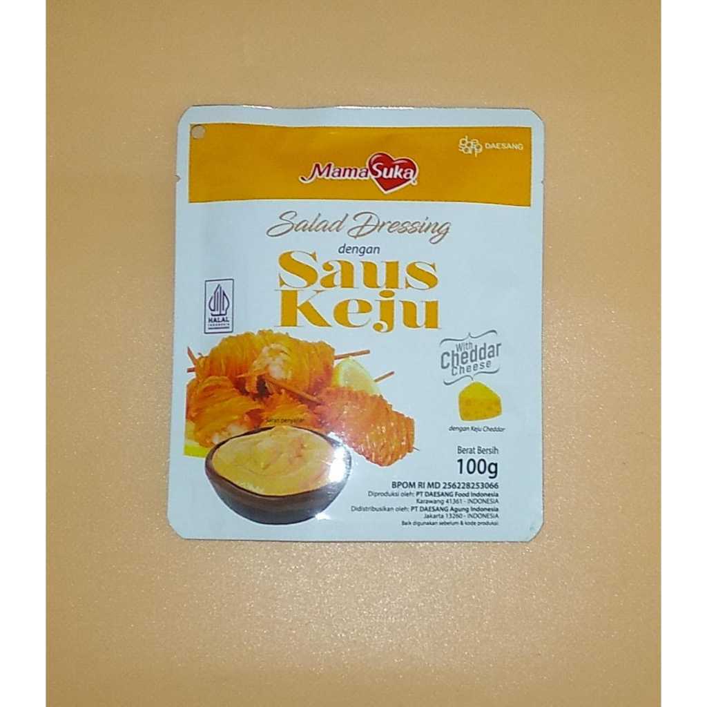 

MAMA SUKA SAUS KEJU (CHEESY) 100 GRAM