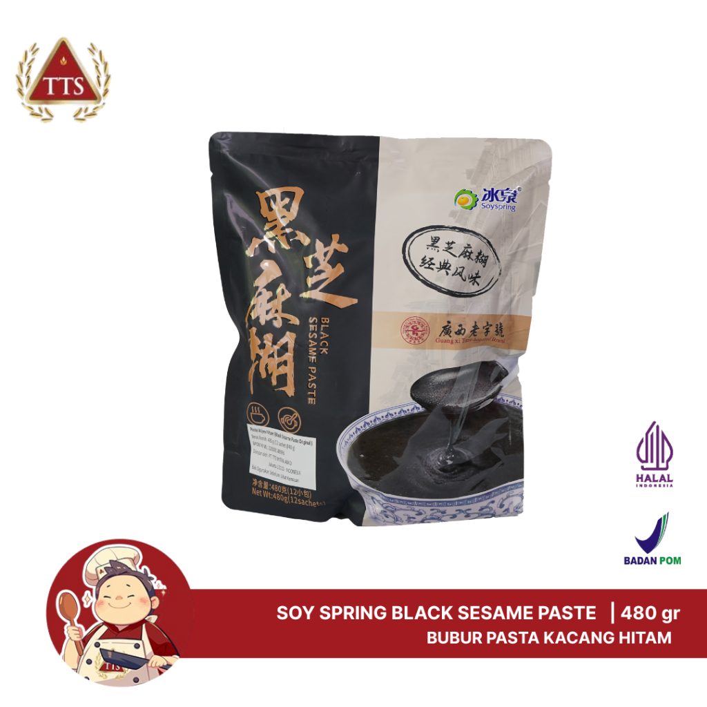 

Black Sesame Cereal Soy Spring Black Label 480 GR
