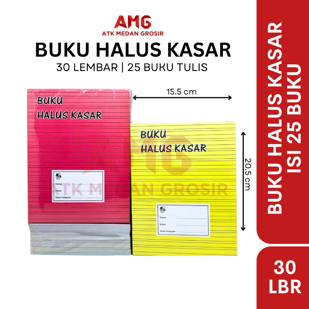 

BUKU HALUS KASAR 25 BUKU - 30 LEMBAR TERMURAH