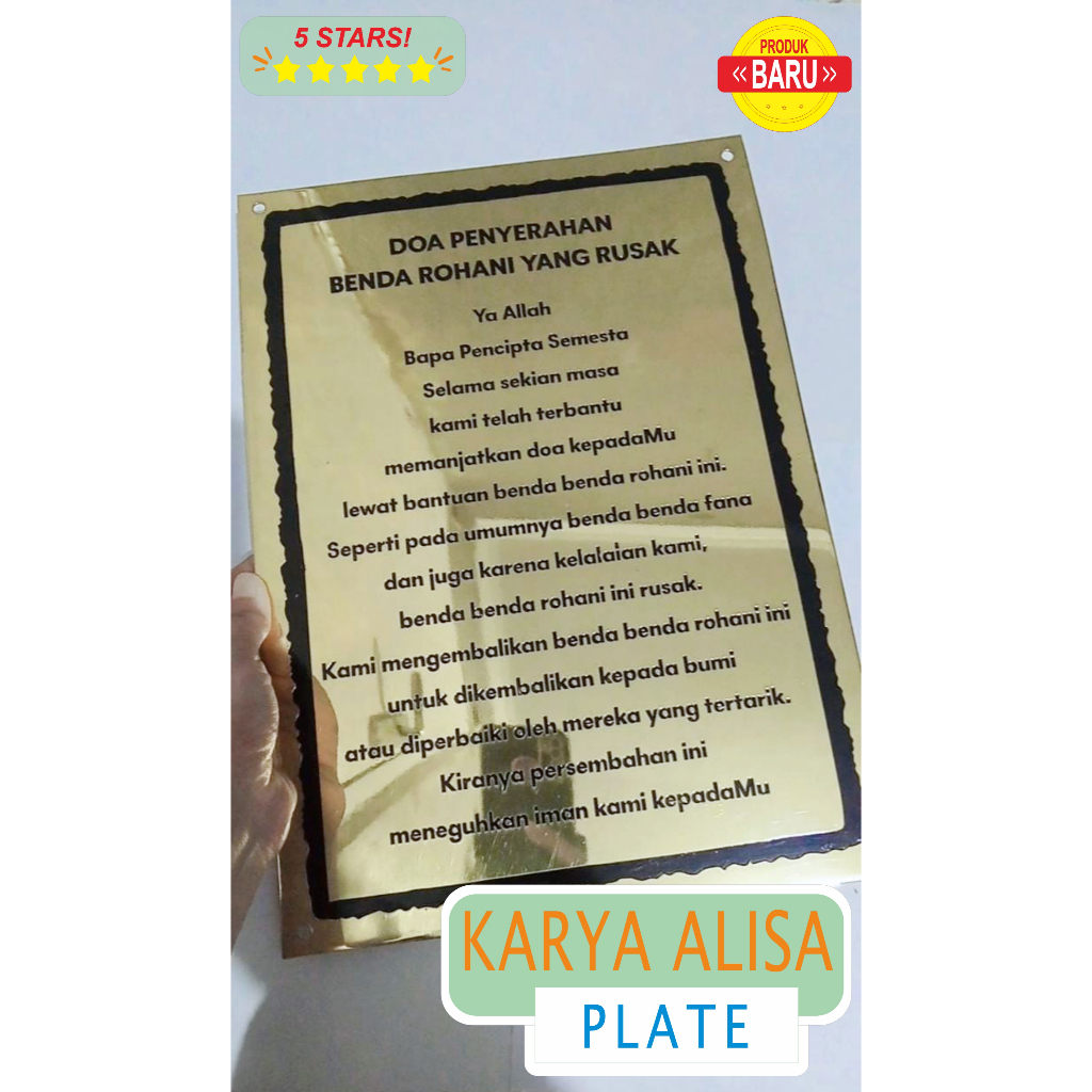 

Plate Kuningan Custom Etching/Plate Label Custom/Plat Label Mesin/Plate Stainless Dan Kuningan Custom Etching/Plate Stainless Jam Operasional/Plat Stainless Pengumuman/Plat Nama Meja Pengumuman/Plat Custom/Plat Bank BRI/Nama Meja Custom
